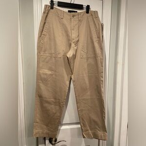 Abercrombie & Fitch Tan Wide Leg Pants